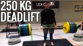 250kg Deadlift (Kreuzheben) | 551 Pounds Deadlift Challenge