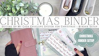 Christmas Binder Setup | Cash Envelope System Setup & Cash Stuffing