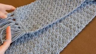 Crochet Scarf Tutorial #1 | Easy Elegant And Simple | Beginner Level