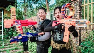 LTT Game Nerf War : Captain Warriors SEAL X Fight Crime Mr Zero Action Villa Defense Secret Revealed