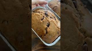 Easy Chocolate chip bread recipe- for breakfast or dessert. #breadrecipe #bread #christmas #bake