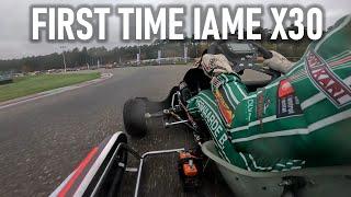 Iame X30 Senior @ Karting Genk | First Time Iame X30!