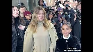 Ellen Pompeo in  New york for the Michael Kors fashion show.