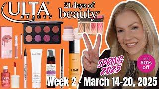 ULTA Beauty 21 Days of Beauty All WEEK 2 Sale Items Spring 2025 \ March 14-20