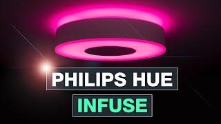 Philips Hue Infuse Deckenleuchte im Test: Mehr Farbe geht nicht?  REVIEW - Testventure