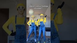 Amelie & Jule haben einen Kostümwettbewerb ️ #papabasti #familie #minions