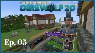 Direwolf20 1.21 - Ep05 - Fargo's Talismans & Iron's Spells