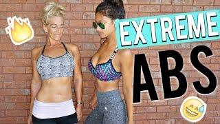 EXTREME AB WORKOUT!! | 17 Different AB Moves