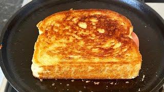 Simple and delicious grilled ham cheese sandwich recipe