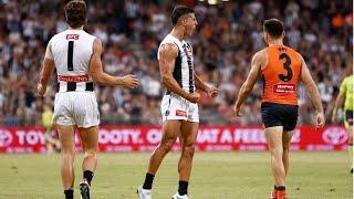 Nick Daicos Round 0 AFL Highlights (34 Disposals, 1 Goal) vs GWS Giants | 2024