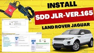 How to install JLR SDD Version.165   Jaguar Landrover 2024