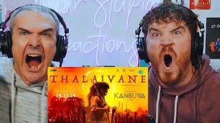 Thalaivane - Lyrical Video | Kanguva | Suriya, Disha Patani | Bobby Deol | REACTION!!