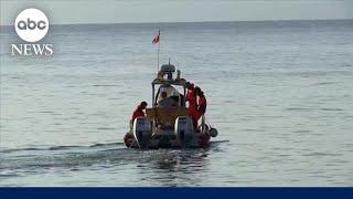 Video shows luxury yacht sinking near Sicily as search for missing continues