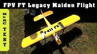 FT Legacy FPV RC Plane MAIDEN FLIGHT TEST ( iNAV Differential Thrust )