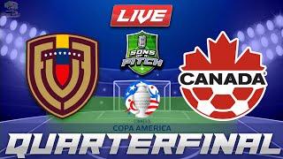 Venezuela vs Canada Copa America 2024 LIVE Stream Game Audio | Quarterfinal Live Streamcast & Chat