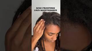 Wash Day Maintenance Routine For Thicker Semi-freeform Locs