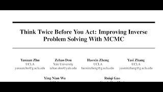 [QA] Think Twice Before You Act: Improving Inverse Problem Solving With MCMC