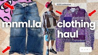 CRAZY MNML.LA CLOTHING HAUL | FALL 2024 TRY-ON HAUL!!