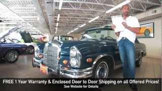 1969 Mercedes 280SE Cabriolet for sale with test drive, driving sounds, and walk through video