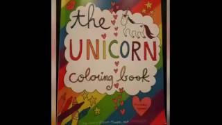 Completed-The unicorn coloring book by Jessie oleson Moore aka cake spy