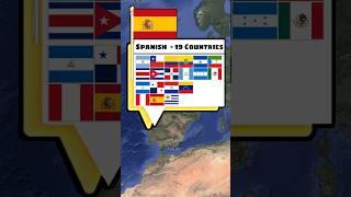 How many Countries have the Same Language #shorts