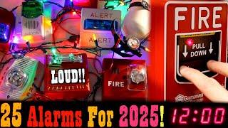 Pulling FIRE ALARMS On NEW YEAR'S! | 2025 Countdown, Sounding, & TNT!