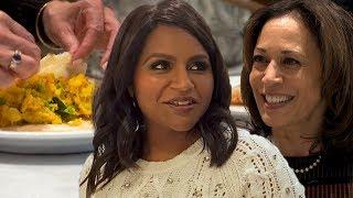 Kamala Harris & Mindy Kaling Cook Masala Dosa