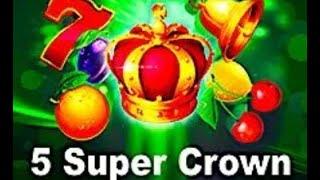 5 Super Crown (Five Men Games)  my FIRST MEGA BIG win at an online casino!