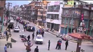 LIVE CCTV Footage During Earthquake in Nepal