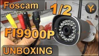 Unboxing/First Look: Foscam FI9900P / Full HD Outdoor IP-Kamera mit Nachtsicht / Audio / Zoom