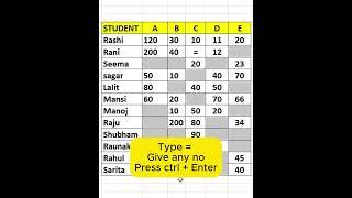 Excel Interview Question #excel #excelfunction #excelshorts #exceltips #exceltricks