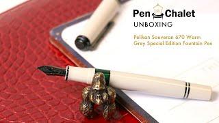 The Perfect Warm Tones Pen - Pelikan Souveran 670 Warm Grey Special Edition Fountain Pen