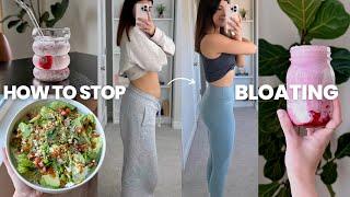 How to STOP BLOATING! What I eat for gut health & digestion