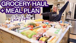 Weekly Meal Plan + Grocery Haul (Late Night Edition)