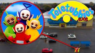 Drone Catches CURSED TELETUBBIES IN REAL LIFE!! *TINKY WINKY, LAA-LAA, DIPSY & PO*