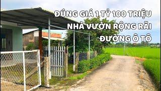 Không Thể Tin Được 1 TỶ 1 có Nhà Vườn Nghỉ Dưỡng Gần Sài Gòn