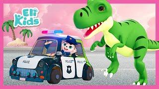 Toy Police Car With Dinosaurs +More | Eli Kids