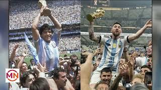 COMO EN EL 86´: MESSI FINALMENTE ALZÓ LA COPA DEL MUNDO AL IGUAL QUE DIEGO MARADONA