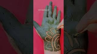 Simple mehandi designs|| Kids easiest mehndi design #shorts #uhmehandi