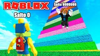 ROBLOX PERO CADA SEGUNDO SALTAMOS MAS ALTO | JehxTp