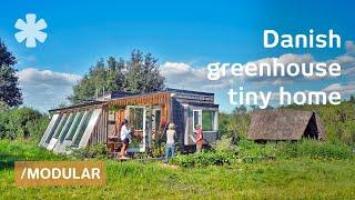 Young couple builds cozy home with indoor garden for $30K (Denmark)