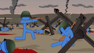 【W-A】WW2 D-Day Omaha Beach Stickman Animation