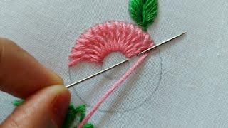 Superb flower design|hand embroidery|latest hand embroidery|kadhai design