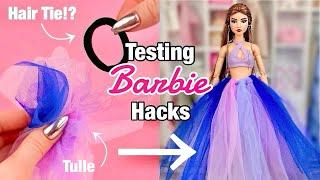 Testing Barbie Doll Hacks To See If They ACTUALLY Work!