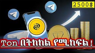  30 ቀን የቀረው!Free Ton Coin And New Crypto Airdrop In Telegram App #freeairdrops #toncoin #preton