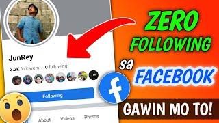 PAANO MAG HIDE FOLLOWING LIST SA FACEBOOK 2023 | FACEBOOK ZERO FOLLOWING