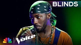 Suede Lacy Puts a Funky Spin on Childish Gambino's "Redbone" | The Voice Blind Auditions | NBC