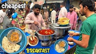 VEG & NONVEG DESI BREAKFAST || SHAHID NASHTA POINT || LAHORE HANGOUT