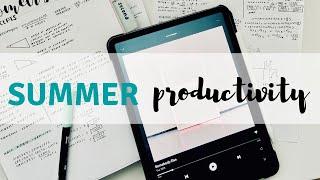 ways to be productive over summer // 7 productive things you can do NOW