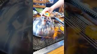 Fish Fry With Alcohol Recipe  New Whiskey fish Fry  Flambe fire food |TM   Top Discovery #shorts